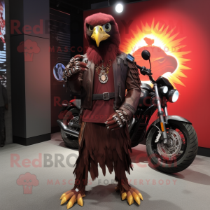 Maroon Crow mascotte...