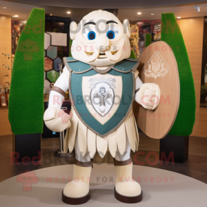Creme Celtic Shield maskot...