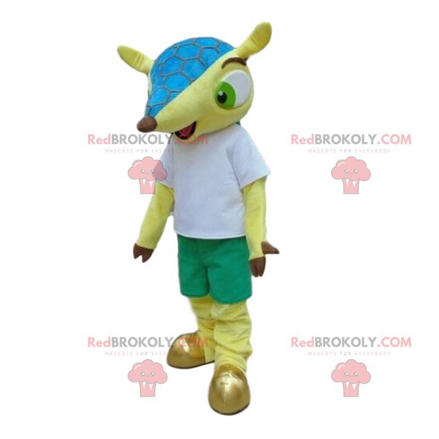 Maskot af Fuleco, berømt bæltedyr, fodbold-verdensmesterskab Maskot af Fuleco, berømt bæltedyr, fodbold-verdensmesterskab
