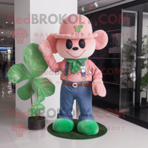 Pink Four Leaf Clover...