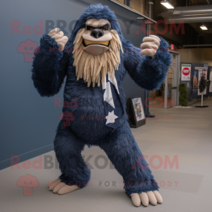 Navy Sasquatch mascotte...