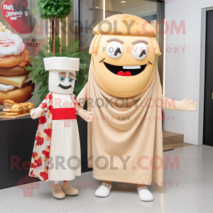 Cream Burgers maskot drakt...