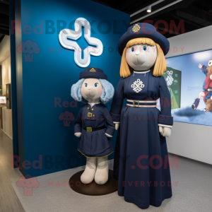 Navy Celtic Cross mascotte...