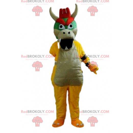 Fierce dragon mascot, colorful dragon costume - Redbrokoly.com