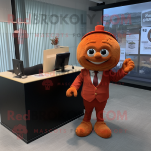 Rust Advokat maskot kostume...