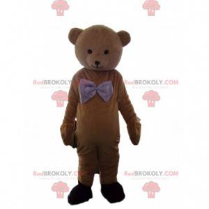 Mascotte de nounours marron, costume d'ours, ours en peluche -