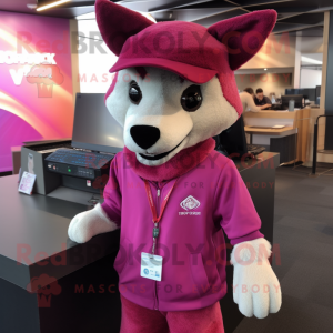 Magenta Dingo mascotte...