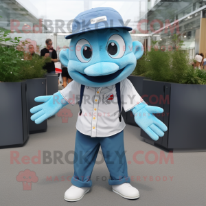 Sky Blue Cod mascotte...