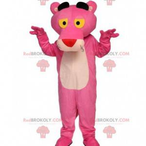 Pink panter maskot, berømt tegneseriefigur - Redbrokoly.com