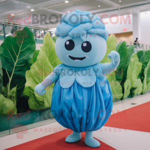 Sky Blue Cabbage mascotte...