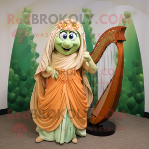 Peach Celtic Harp...