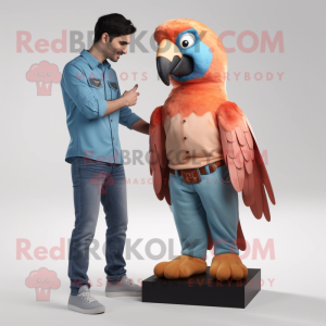 Peach Macaw mascotte...