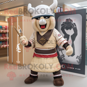 Crème Samurai mascotte...