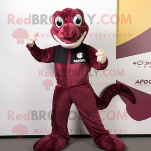 Maroon Lizard mascotte...