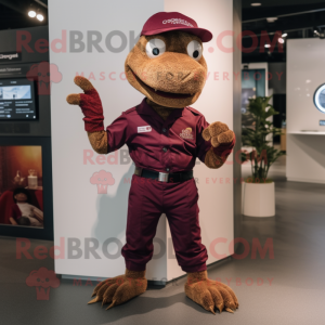 Maroon Lizard mascotte...