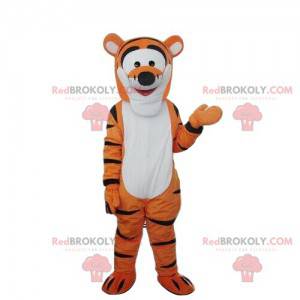 Mascote Tigger, famoso tigre laranja amigo do Ursinho Pooh -