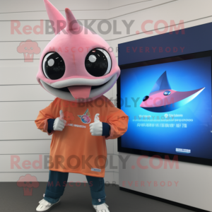 Peach Swordfish mascotte...