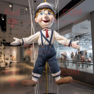 nan Tightrope Walker mascot costume character dressed with a Poplin Shirt and Ties