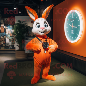 Orange Rabbit mascotte...