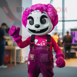 Magenta Skull mascotte...