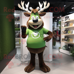 Olive Reindeer mascotte...