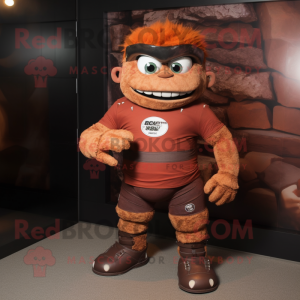 Rust Cyclops maskot kostume...