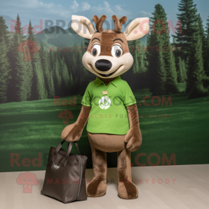 Olive Deer mascotte kostuum...