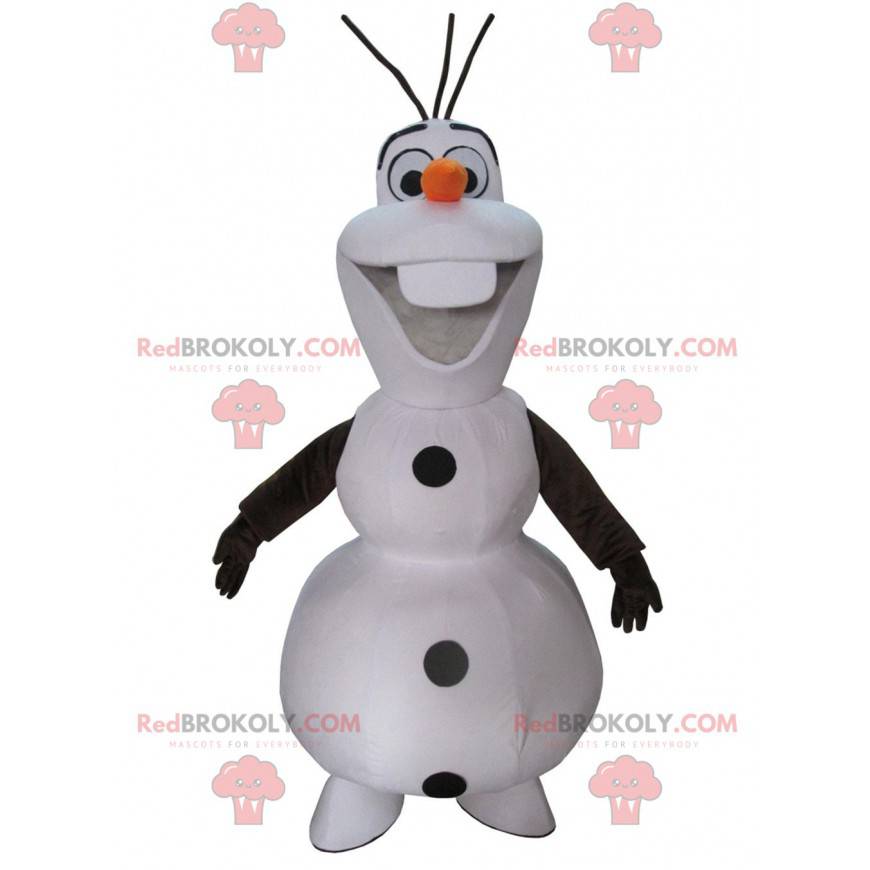 Mascota de Olaf, famoso muñeco de nieve de Tamaño L (175-180 CM)