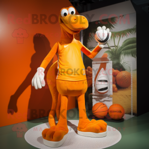 Orangefarbener Diplodocus...