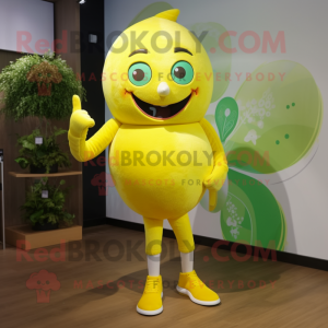 Citrongul hallon maskot...