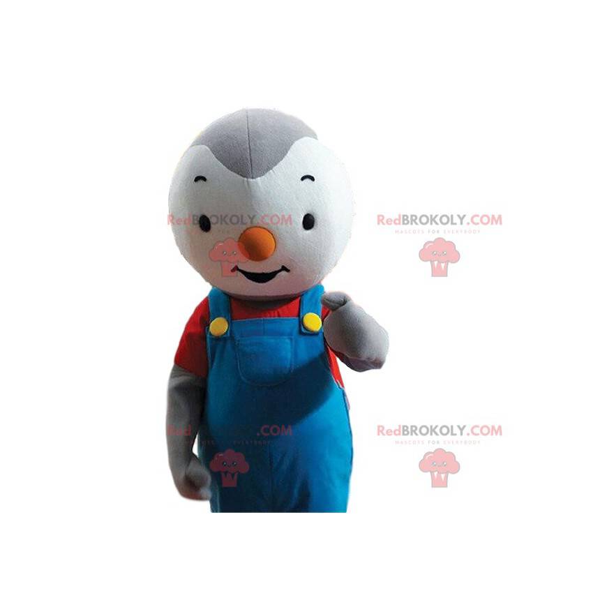 Tchoupi mascot, the cartoon penguin for the little ones -