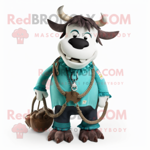 Turkis Hereford Cow maskot...