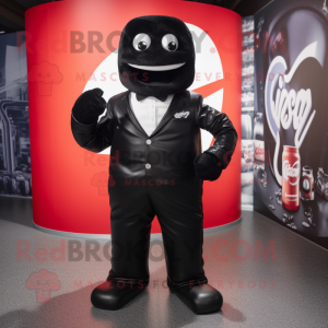 Black Soda Can maskot drakt...