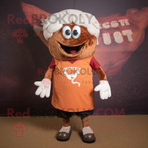 Rust Oyster maskot kostume...