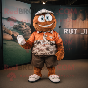 Rust Oyster maskot kostume...