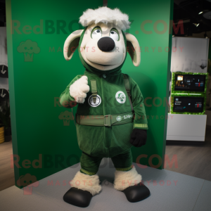 Forest Green Sheep mascotte...