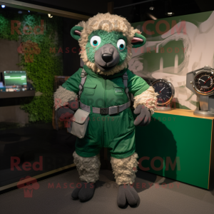 Forest Green Sheep maskot...