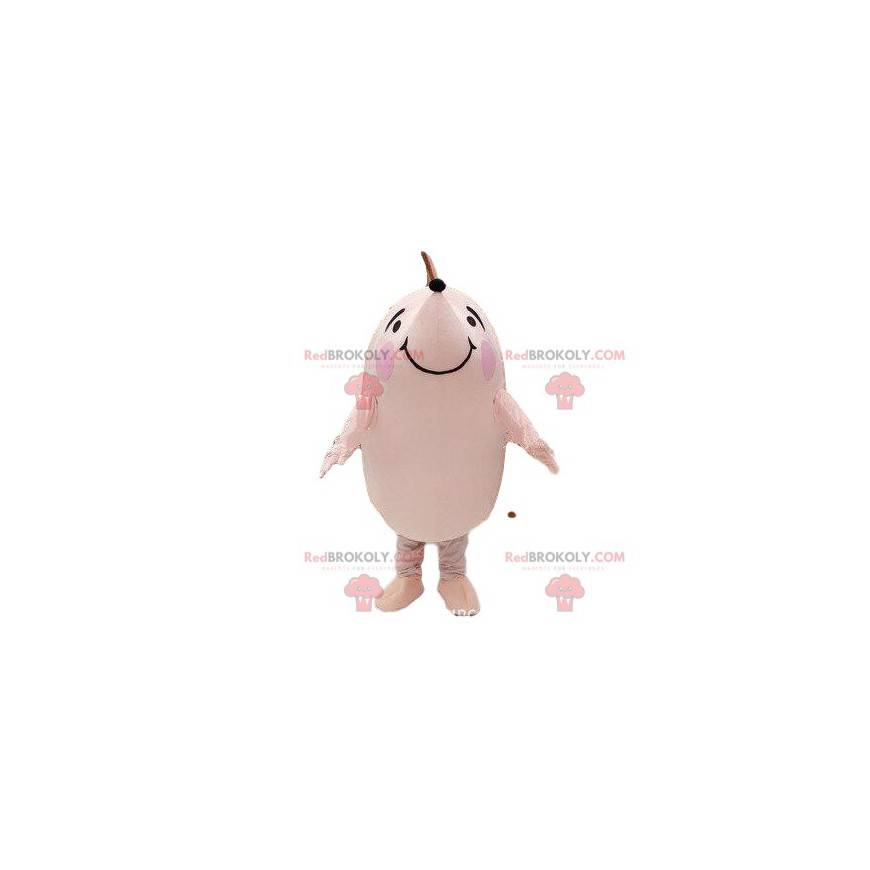 Mascotte de hérisson blanc et rose, costume de hérissonne -