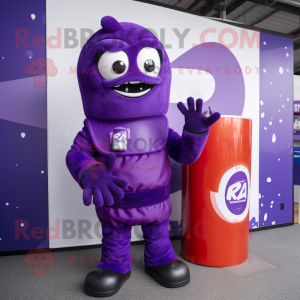 Purple Soda Can mascotte...