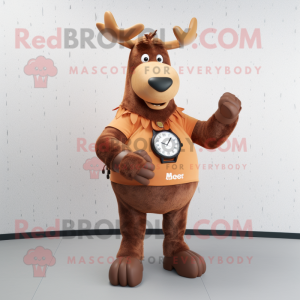 Rust Moose maskot drakt...