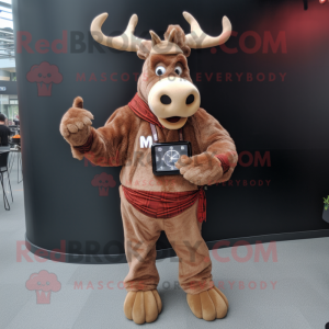 Rust Moose mascotte kostuum...