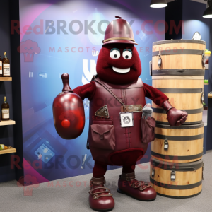 Maroon Grenade mascotte...