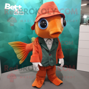 Rust Betta Fish maskot...