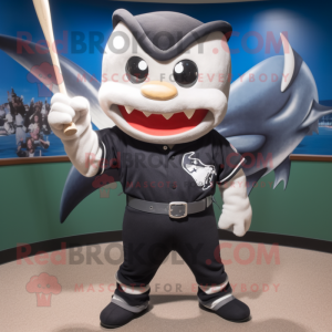 Black Swordfish mascotte...