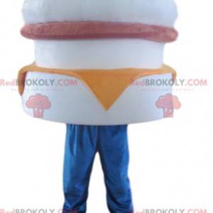 Hamburger mascot, fast food costume, giant hamburger -