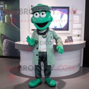Green Doctor maskot kostyme...