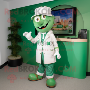 Green Doctor maskot kostyme...