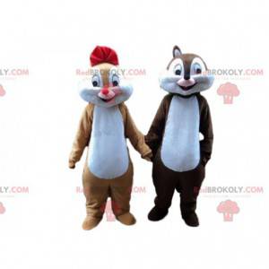 Mascottes Chip en Dale de eekhoorns - Mascottes beroemde mensen - REDBROKO_08694 - RedBrokoly.com