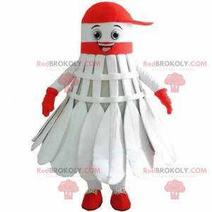 Maskotka lotka do badmintona, maskotka sportowa rakieta -