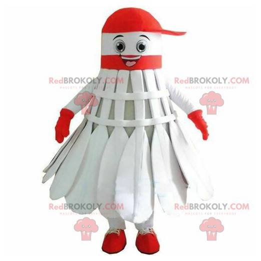 Badminton Federball Maskottchen, Schlägersport Maskottchen -